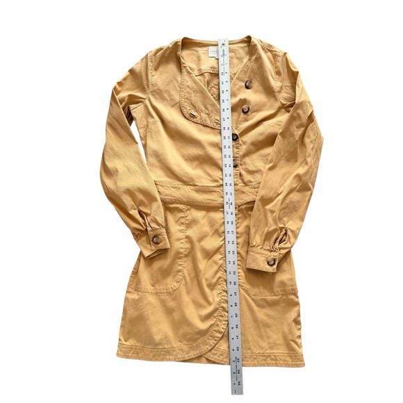 SEZANE Elivira Wrap Dress in Sand - Excellent Re-Owned Condition, Size 34 / US 2 - Picture 14 of 15